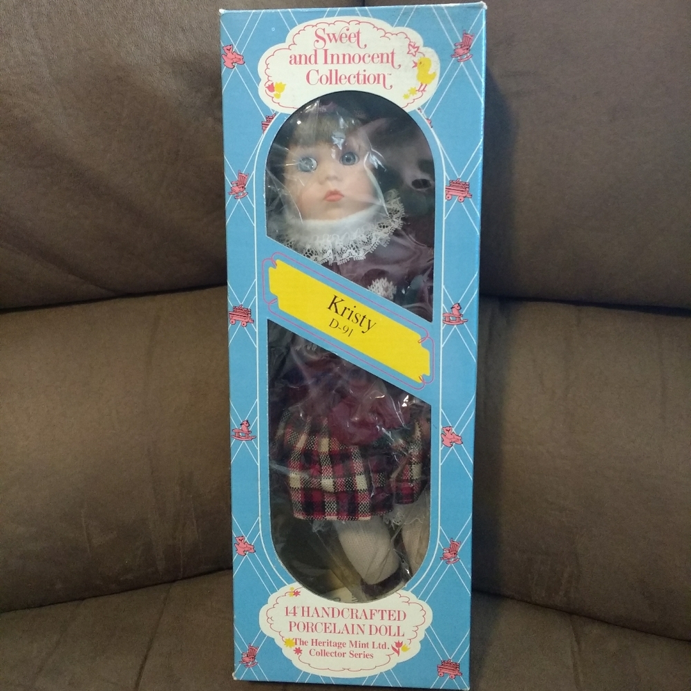NEW Handcrafted Porcelain Doll named KRISTY